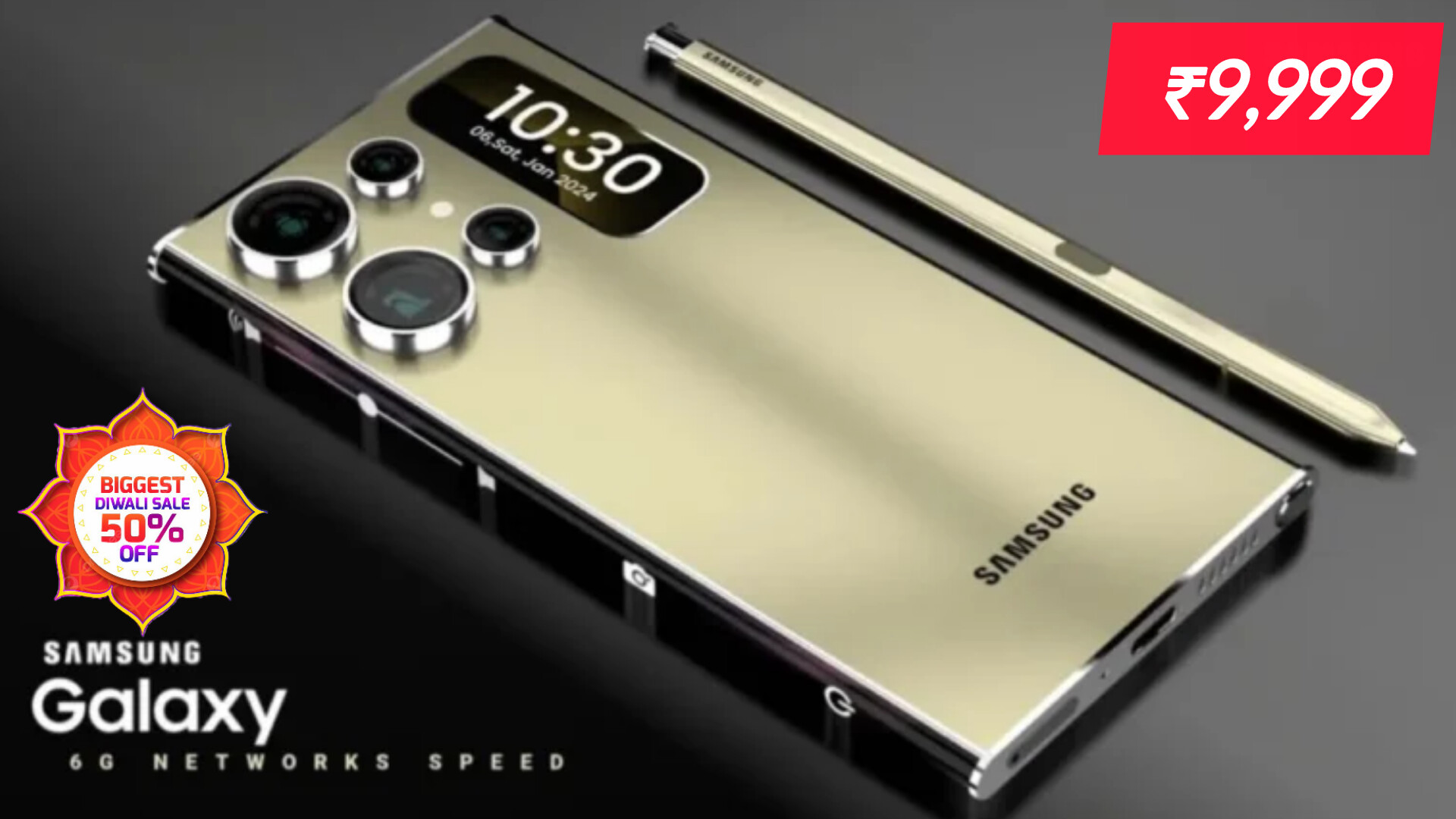 SAMSUNG Galaxy S25 5G - 6.2 इंच 120Hz डायनामिक AMOLED डिस्प्ले, 50MP ट्रिपल कैमरा और 4000mAh बैटरी के साथ पावरफुल परफॉर्मेंस!