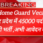 यूपी होम गार्ड रिक्ति: 45000 पर भर्ती, अभी आवेदन करें।